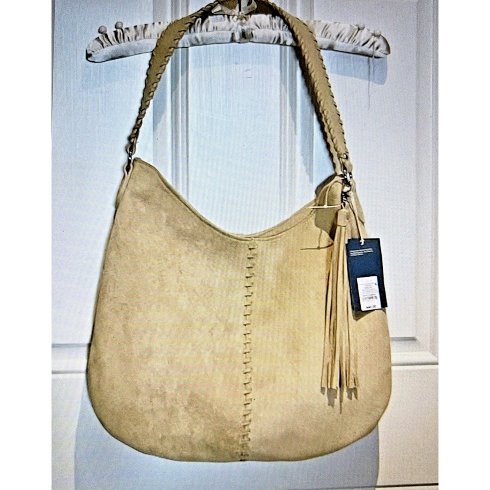 Universal Thread Western Beige Hobo Bag with Tassel - NWT
